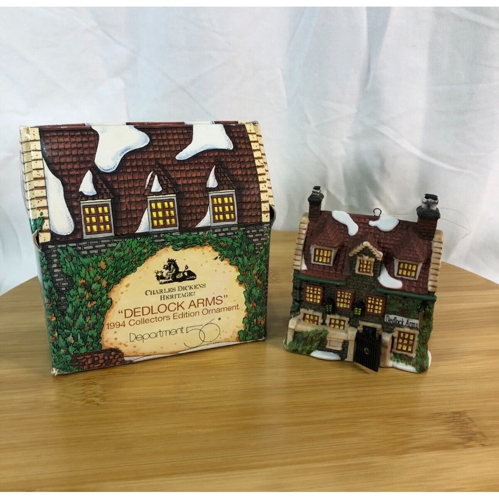 Dept 56 Charles Dickens Heritage Dedlock Arms Ornament Village Christmas‎ 1994